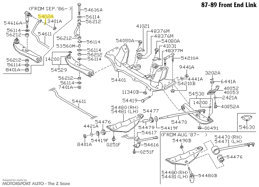 Motorsport Auto - The Z Store - Factory Axle Yoke to
