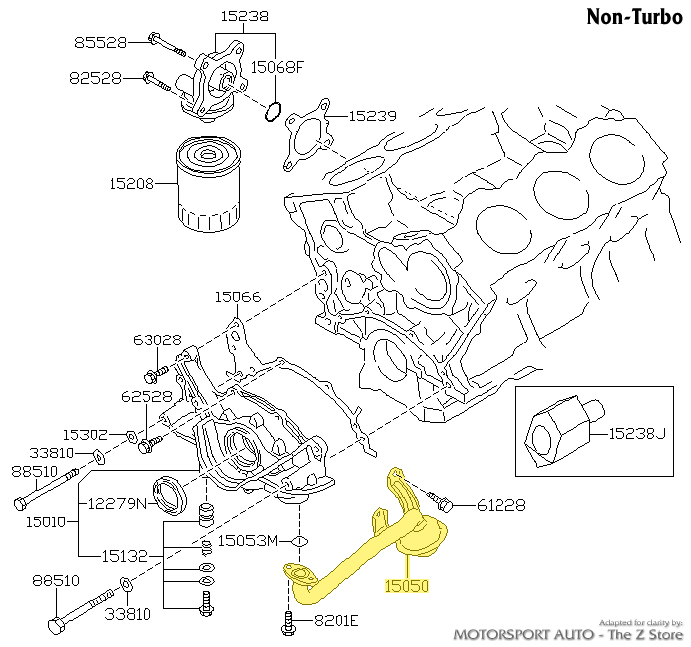Motorsport Auto - The Z Store - Factory Oil Pump, 7/89-9/94 300ZX