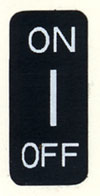 Reproduction Decal: 4-Way Flasher Switch, 70-71 240Z
