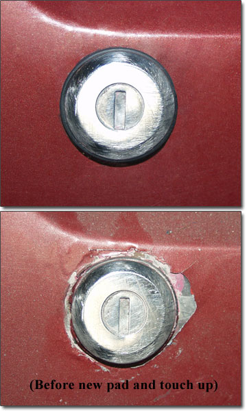 Door Lock Cylinder Rubber Pad Set, 70-78 240Z-260Z-280Z