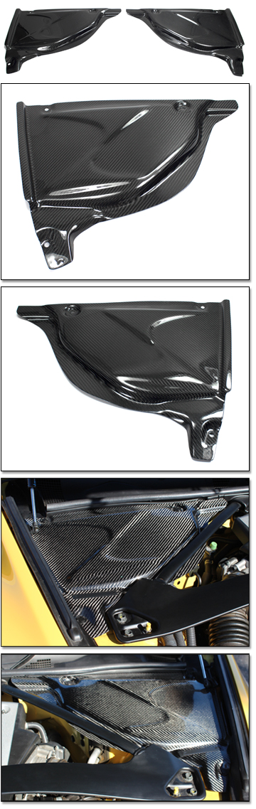 EVO-R Carbon Fiber Battery & Fluid Cover Kit, 09-19 370Z