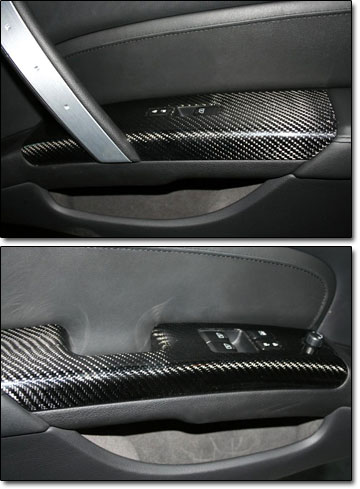 EVO-R Carbon Fiber Door Switch Covers, 06-09 350Z