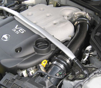 EVO-R Carbon Fiber Intake Tube, 03-06 350Z