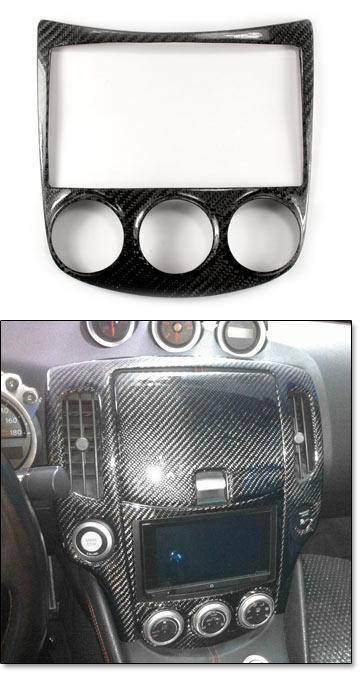 EVO-R Carbon Fiber Radio Plate Cover, 09-19 370Z*