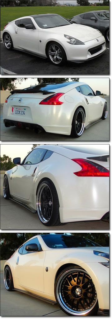 EVO-R Carbon Fiber Side Blades, 09-19 370Z