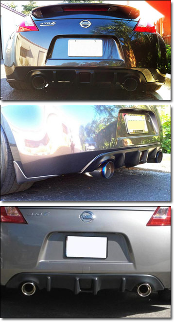 EVO-R Rear Diffuser, FRP, 09-20 370Z