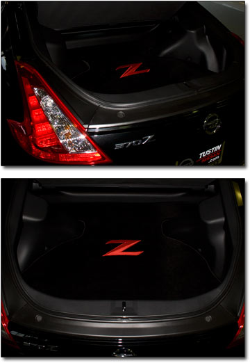 Extreme "Z" Color Logo Rear Cargo Mats, 09-20 370Z