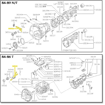 Factory Clutch Fork, 84-89 300ZX Non-Turbo, 84-86 300ZX Turbo