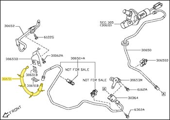 Factory Clutch Hose, 09-10 370Z