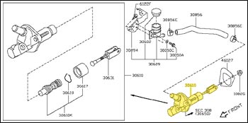 Factory Clutch Master Cylinder, 09-20 370Z, 23-25 Nissan Z®