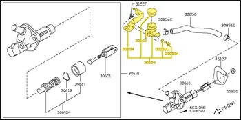 Factory Clutch Reservoir Assembly, 09-20 370Z, 23-24 Nissan Z®