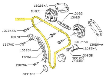 Factory Primary Timing Chain, 03-06 350Z