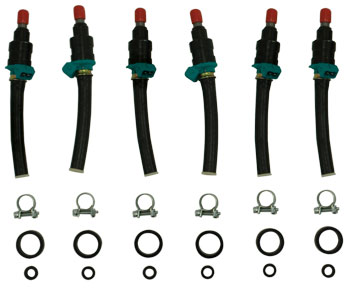 Basic Fuel Injector Replacement Kit, 75-83 280Z-280ZX Non-Turbo