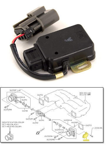 Factory Throttle Position Switch, 90-9/93 300ZX Turbo