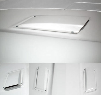 Fiberglass Hood Vents/Scoops, 70-78 240Z-260Z-280Z