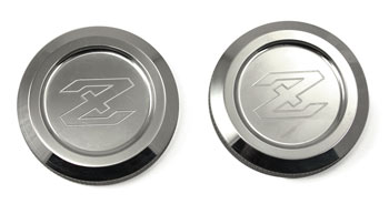 Billet "Z" Logo Brake Master Cylinder Cap Cover Set, 70*-77 240Z-260Z-280Z