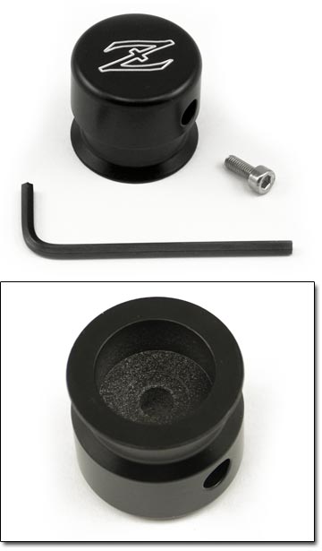 Billet Aluminum Classic "Z" Logo Heater Fan Knob, 70-73 240Z