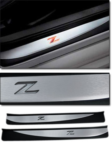 Illuminated Z Logo Door Kick Plates, 09-20 370Z