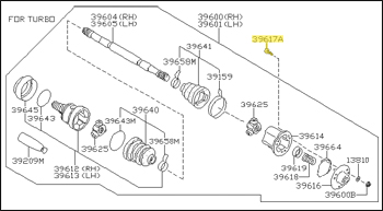 Factory Driveline Bolt, CV Axle to Companion Flange, 81-83*, 84-89 300ZX (Z31) Non-Turbo CV Axle