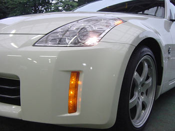 LED Front Marker Lights, Amber or Clear, 06-09 350Z