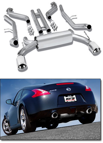 Borla True Dual Stainless Steel Exhaust, 09-20 370Z