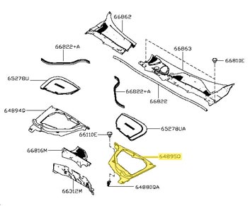 Factory Brake (and Clutch) Fluid Cover Surround, 09-20 370Z