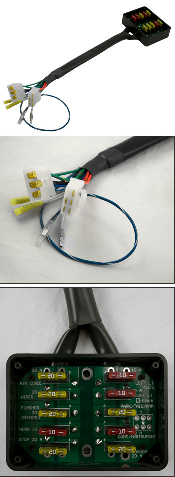 MSA Fuse Box, Long Pigtail, 70-71 240Z