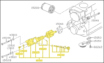 Oil Pump, 81-83 280ZX Turbo w/ Manual-Trans.