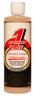 One Grand Factory Finish Cream Wax