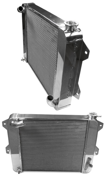 Polished Aluminum Cross Flow Radiator, 70-78 240Z-260Z-280Z MT Polished Aluminum Cross Flow Radiator, 70-78 240Z-260Z-280Z MT