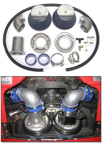 POP-Charger Performance Air Induction, Dual Unit, 90-96 300ZX Twin Turbo