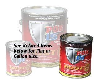 POR-15 Rust Preventive Paint - Semi Gloss Black - Gallon