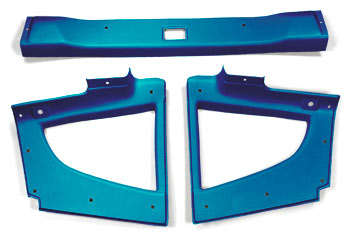 Quarter Window Trim Set, Blue, 70-73 240Z