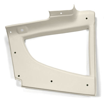 Quarter Window Trim, Left, White, 70-73 240Z