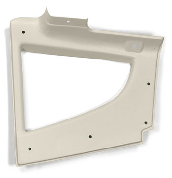 Quarter Window Trim, Right, White, 70-73 240Z