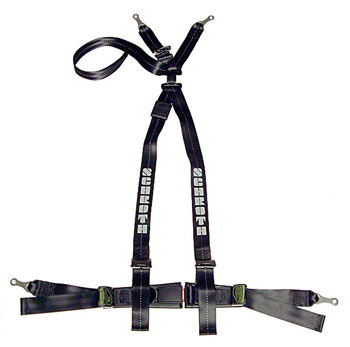 Schroth Four Point Custom Harness, Black