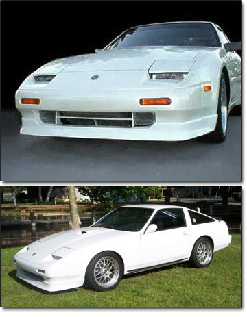 SS Style Front Lip, Carbon Fiber, 87-89 300ZX