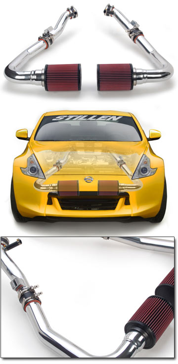 Stillen Ultra Long Tube Dual Intake System, 09-20 370Z