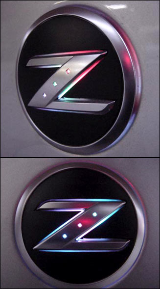 "ILLUSION" LED Fender Emblems, 03-09 350Z