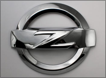 370Z "Z" Logo Rear Emblem, Chrome, 09-20 370Z