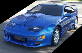 Z32 Type-X Fiberglass Hood, 90-96 300ZX