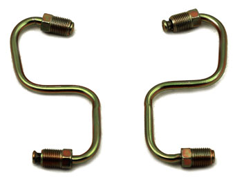 Zinc Plated Steel Brake Tube Bridge Set, Front, 70-8/74 240Z-260Z