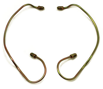 Zinc Plated Steel Brake Tube Bridge Set, Rear, 70-72 240Z
