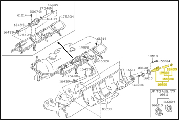 Factory Fuel Injector, 75-83 280ZX Non-Turbo