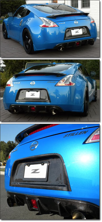 Carbon Fiber License Surround, 09-20 370Z
