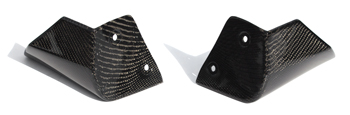 NEW! OE Style Front Splash Guards, Gloss Carbon Fiber, 23-25 Nissan Z®