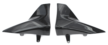 NEW! OE Style Rear Splash Guards, Gloss Carbon Fiber, 23-25 Nissan Z®
