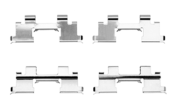 Brake Hardware Kit, Rear, 87-89 300ZX
