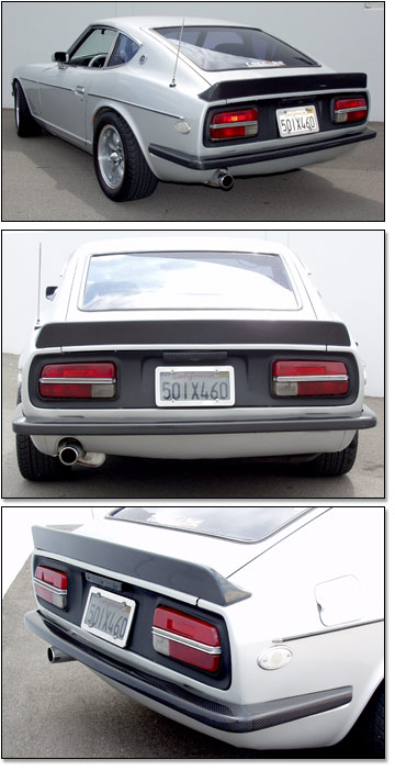 Carbon Fiber Rear Bumper, 70-72 240Z, *73-78 240Z-260Z-280Z