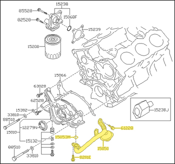 NEW! Factory Oil Pick Up Tube Conversion Kit, 90-07/95* 300ZX (Z32)